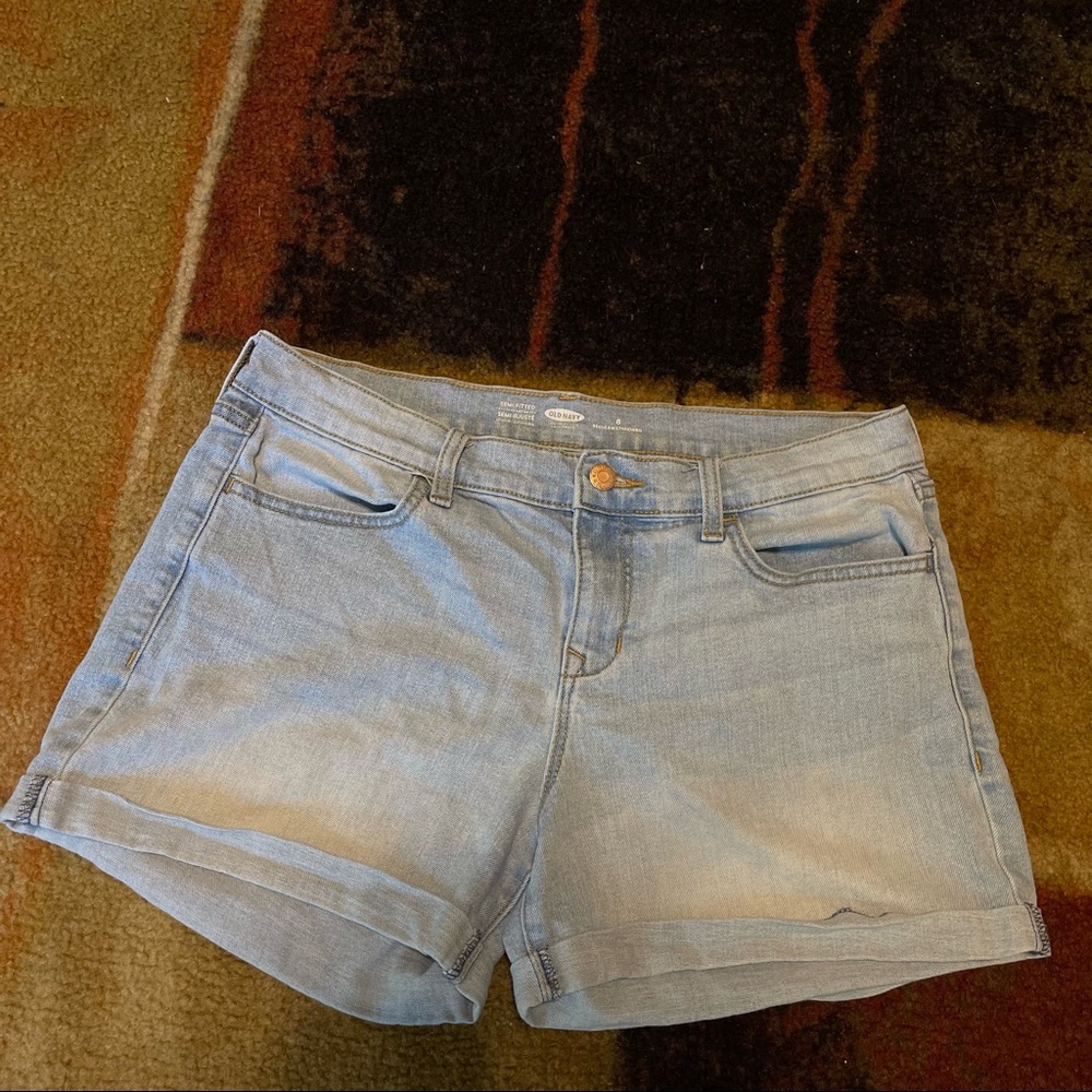 Light Blue Denim Shorts